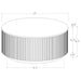 Jason 2-piece Round Marble Coffee and End Table Set White