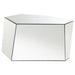 Capella 2-piece Mirrored Coffee and End Table Set Silver