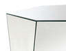 Capella 3-piece Mirrored Coffee and End Table Set Silver