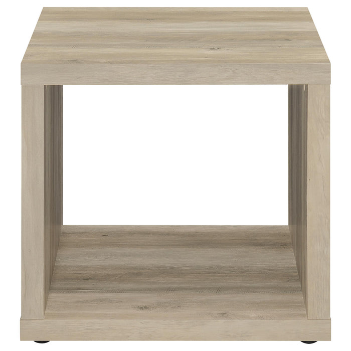 Frisco 3-piece Coffee and End Table Set Distressed Pine