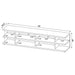 Cartmill 78-inch 2-tier TV Stand Media Console Black