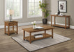 Payne 1-drawer Wood End Table with Shelf Distressed Brown