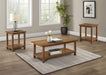 Payne 3-piece Coffee and End Table Set Distressed Brown