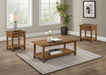 Payne 3-piece Coffee and 1-drawer End Table Set Brown