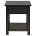 Payne 2-piece Coffee and 1-drawer End Table Set Java