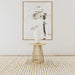 Touhy Round Solid Wood End Side Table Natural Mango