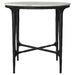 Hermas 3-piece Round Marble Coffee and End Table Set White