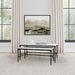 Ebby 2-piece Genuine Marble Top Nesting Coffee Tables White