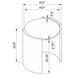 Gladstone 3-piece Coffee and End Table Set Distressed Grey