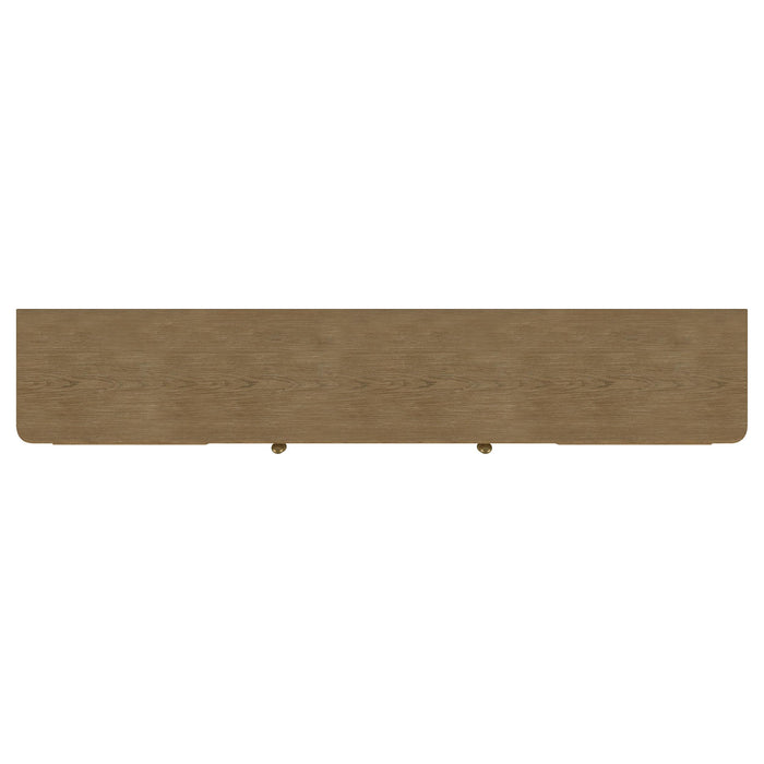 Arini Rattan Cane 2-door TV Stand Media Console Sand Wash