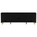 Arini Rattan Cane 2-door TV Stand Media Console Black