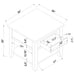 Bradford 2-piece Lift Top Coffee and End Table Set Walnut