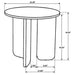 Dale 3-piece Solid Wood Coffee and End Table Set Brown