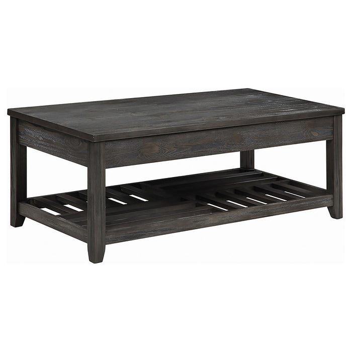 Cliffview 2-piece Lift Top Coffee and End Table Set Grey