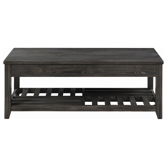 Cliffview 2-piece Lift Top Coffee and End Table Set Grey