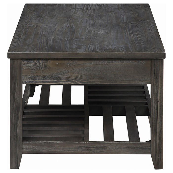 Cliffview 2-piece Lift Top Coffee and End Table Set Grey