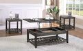 Cliffview 3-piece Lift Top Coffee and End Table Set Grey