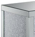 Gillian Rectangular Mirrored Acrylic Side End Table Silver