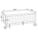 Gillian Rectangular Mirrored Acrylic Coffee Table Silver
