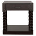 Meredith 1-drawer Rectangular Side End Table Coffee Bean