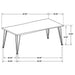 Zander 2-piece Rectangular Coffee and End Table Set Natural
