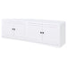 Laughlin 3-piece Entertainment Center TV Stand White