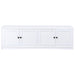 Laughlin 4-door Engineered Wood 78-inch TV Stand White