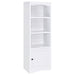 Laughlin 3-shelf Engineered Wood Media Tower White