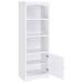 Laughlin 3-shelf Engineered Wood Media Tower White