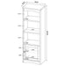 Laughlin 3-piece Entertainment Center TV Stand Dark Pine