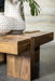 Samira Square Solid Wood Coffee Table Natural Sheesham