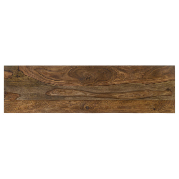 Julia 2-door Solid Sheesham Wood 58-inch TV Stand Natural