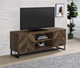Myles 2-door Engineered Wood 60-inch TV Stand Rustic Oak