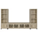 Sachin 3-piece 79-inch TV Entertainment Center Antique Pine