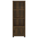 Sachin 3-piece 79-inch TV Entertainment Center Dark Pine