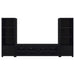 Jupiter 3-piece Entertainment Center 79-inch TV Stand Black
