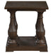 Walden Rectangular Wood Side End Table Coffee Brown