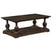 Walden Rectangular Wood Coffee Table Coffee Brown