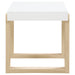 Pala 2-piece Coffee and End Table Set White High Gloss