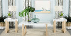 Pala 3-piece Coffee and End Table Set White High Gloss