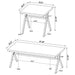 Colmar 3-piece Engineered Wood Coffee Table Set Golden Oak