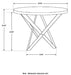 Zack Round End Table Smokey Grey and Black