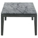 Mozzi 2-piece Coffee and End Table Set Grey Faux Marble