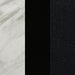 Tandi Round Faux Marble Coffee Table White and Black