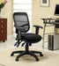Rollo Upholstered Adjustable Ergonomic Office Chair Black