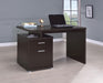 Irving 47-inch 2-drawer Office Computer Desk Cappuccino