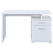 Irving 47-inch 2-drawer Office Computer Desk White