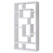 Corey 71-inch 8-shelf Bookshelf White