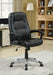 Dione Upholstered Adjustable Home Office Desk Chair Black