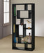 Linbrook 67-inch 8-shelf Bookshelf Black Oak